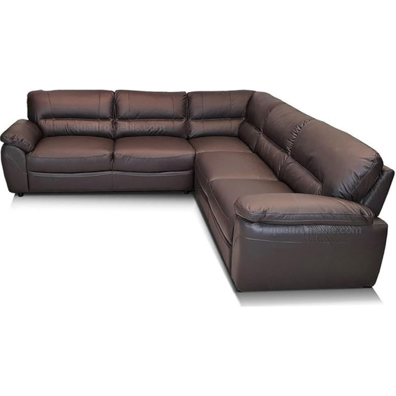 Balticus RE Super mugav pärisnahast nurgadiivan, 267 x 237 cm, nahast diivan voodifunktsiooniga ja voodikastiga, pärisnahast nurgadiivan, palju värve, külmvaht (267 x 237