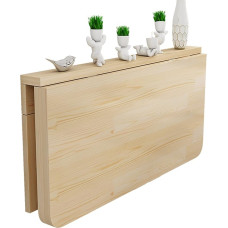 Klappbarer Wandtisch für die Küche | Wandtisch klappbar | Klappbarer Schreibtisch, hängender Computer für die Arbeit im Homeoffice | Kleiner, platzsparender, schwebender Esstisch, zusammenkl
