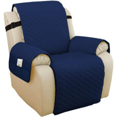 KXAOXGRC Diivanite käetugede kaitsekatted, 1 komplekt diivanikate, eemaldatav lastematt, tugitooli istuja, mööbli kaitse, kaitsekatted, pestavad käetugede katted (sinine, väike)