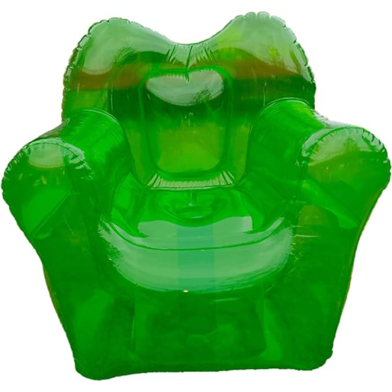 Cammeciso Täispuhutav läbipaistev tool, läbipaistev täispuhutav tool, kaasaskantav zelatne täispuhutav diivan, läbipaistev selge täispuhutav diivan iste, täispuhutav tool lastele ja täiskasvanutele