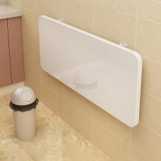 Wandmontierte Beistelltische, Klappbarer Basteltisch, Wandtisch aus Holz, Stabiler, robuster Wandtisch, Computertisch, Bartheke, Kaffeetisch, Terrasse, Garten, Esszimmermöbel, Tisch (90 x 40