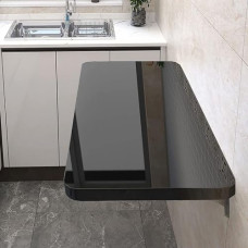 WESTWILD Platzsparender, an der Wand montierter Klapptisch - schwebender Schreibtisch mit Klappblatt für kleine Räume - ideal für Küche, Esszimmer, Waschküche und Home-Office - vielseitig, einfach zu