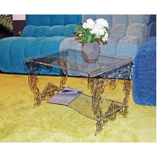 Slato Ambrosia madal kohvilaud kaasaegses disainis, valmistatud läbipaistvast akrüülkristallist, trükitud Itaalias valmistatud