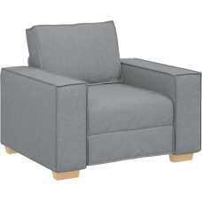 Hellgrauer Stoffsofa Stuhl mit Armlehnen, 99x78x84 cm, für Wohnzimmer & Büros - Komfortables Sitzmöbel Model4104960