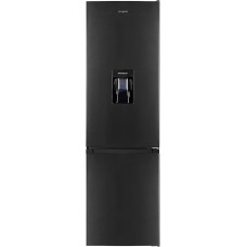 Exquisit Fridge-freezer combination KGC265-70-WS-040E inoxlook-az | 260 L volume | free-standing fridge freezer combination with water dispenser | alarm | freeze 4 stars
