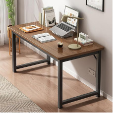 Moodne tööstuslik metallist ja puidust arvutilaua suur lihtne kontoritöölaud sülearvuti jaoks Stiilne kodukontori töölaud ja funktsionaalne töölaud tootlikkuse jaoks