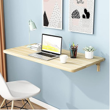 Klappbarer, an der Wand montierter Werkbank-Klapptisch, wandmontierter Tisch, klappbar, für kleine Räume, Schreibtisch, Büro, Zuhause, Küche, an der Wand montierter Esstisch (mehrere Größen)