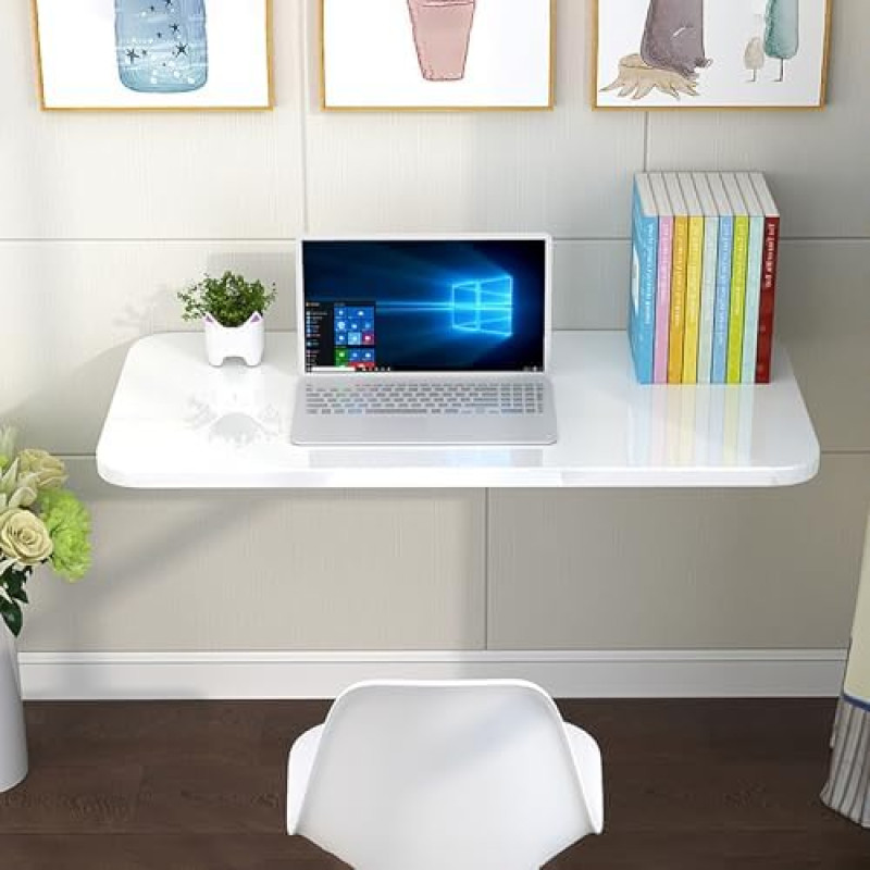 Seinale paigaldatud kokkupandav laud, kokkupandav seinale paigaldatud töölaud, puidust ujuv laud, kokkupandav seinale paigaldatud kokkupandav laud, ruumi säästev, lihtne kasutada