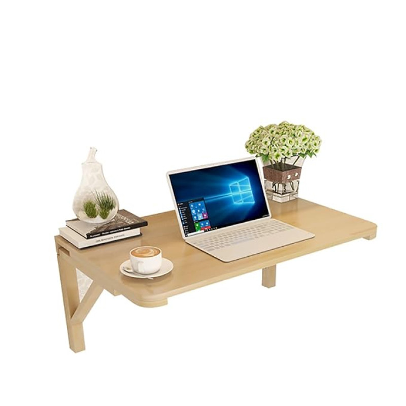 Seinale paigaldatav kokkupandav laud Väike ruumi kokkuhoidev kokkupandav sülearvuti laud söögilaud tuppa kööki magamistuppa pesuruumi puidust ujuv laud