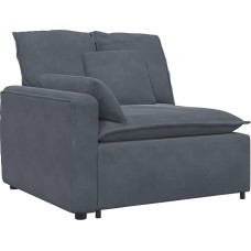 Modulares Sofa mit Armlehne - Samt & Metallrahmen, für Wohnzimmer & Home Office - Flexibel kombinierbar Model4104400
