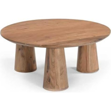 Gall&Zick Täispuidust kohvilaud ümmargune 80 cm läbimõõduga