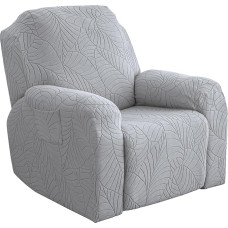 Liege-Schonbezug, 4/6/8-teiliges Set, Stretch-Sofabezug mit Seitentasche, weicher, Dicker, waschbarer Möbelschutz for Wohnzimmer(Gray,2 Seats)