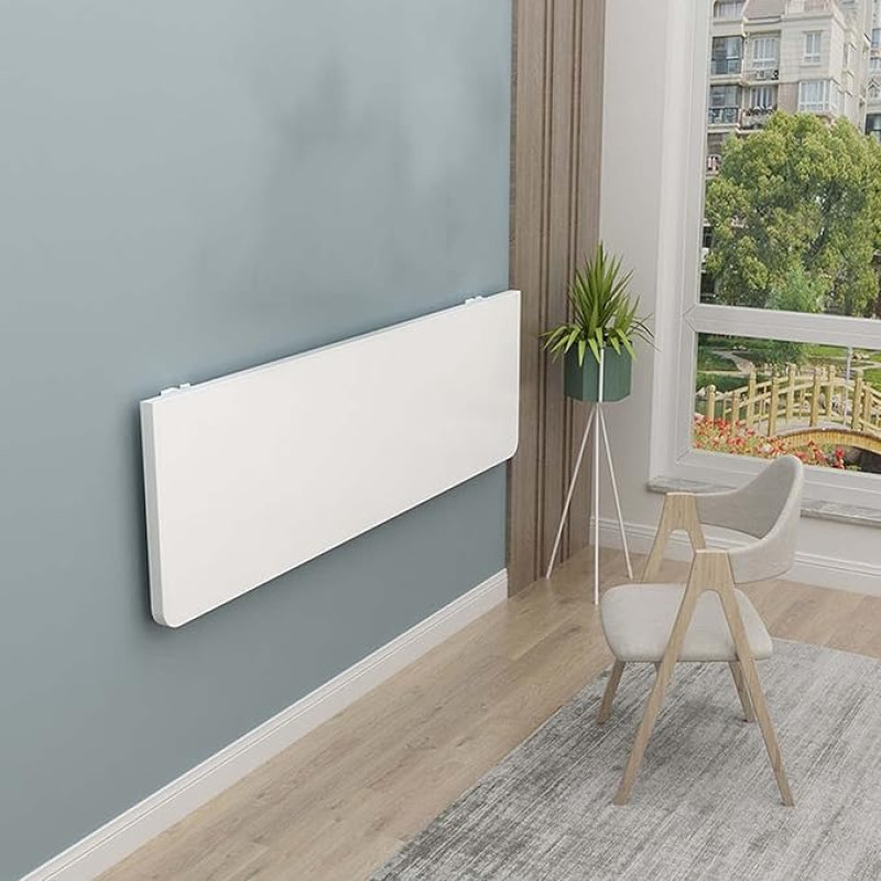 Klapptisch Platzsparender, klappbarer Wandschreibtisch. Multifunktionaler schwebender Tisch für kleine Räume, perfekt als Esstisch, Werkbank oder Schreibtisch im Homeoffice, erhältlich in me