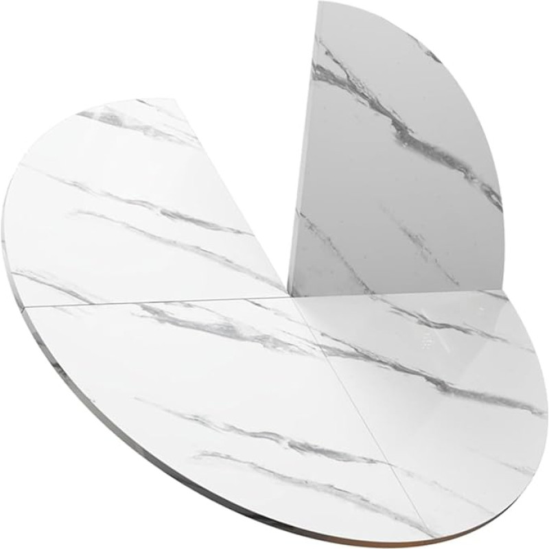 Große runde faltbare Tischplatte, 140 cm Durchmesser, Ersatztischplatte, platzsparend, in Restaurants und Hotels, Weiß