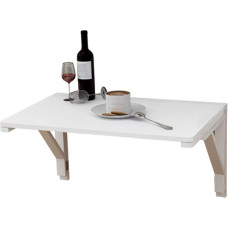Faltbarer Wandtisch, Schreibtisch, Esszimmer, Werkbank, Zuhause, Büro, Küche, massives Kiefernholz, 99 x 40 cm, platzsparendes Design