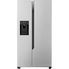 LG GSM32HSBEH, Class E, 562 L, Side-by-Side Refrigerator, Total No Frost, Ice, Crushed Ice and Water Dispenser, Water Tank, Express Cooling, 91.0 x 69.3 x 178.6 cm, Silver