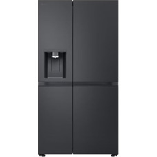 LG GSLE91EVAC Side by Side Refrigerator, Class C, 628 L, Multi-Door Fridge with Freezer, Ice, Crushed Ice Water Dispenser with UV Nano, Total NoFrost, Smart Inverter Compressor, Wi-Fi