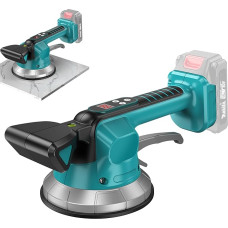 Makita 18 V-ga ühilduv plaadivibraator, plaadivibraator 10 kiiruse seadistusega, 14,5 cm iminapp, 50 kg adsorptsioon 120 x 120 cm plaatidele (ilma aku ja laadijata).