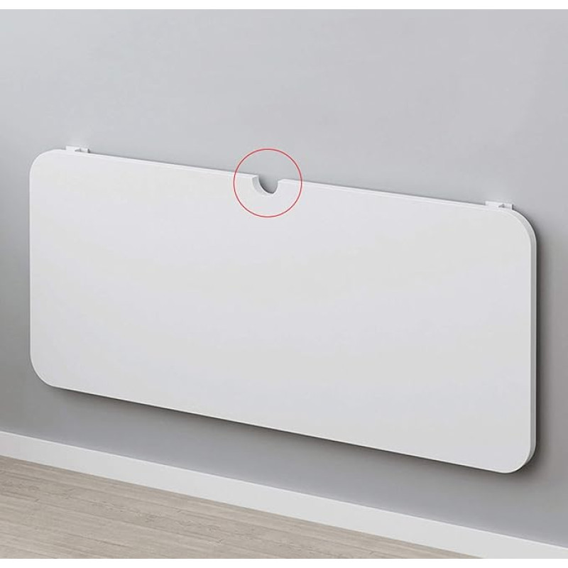 Platzsparender Wand-Klapptisch für Home Office & Küche, multifunktionaler Holztisch mit Fädelloch, ideal für Arbeitszimmer, Esszimmer und Arbeitsplatz