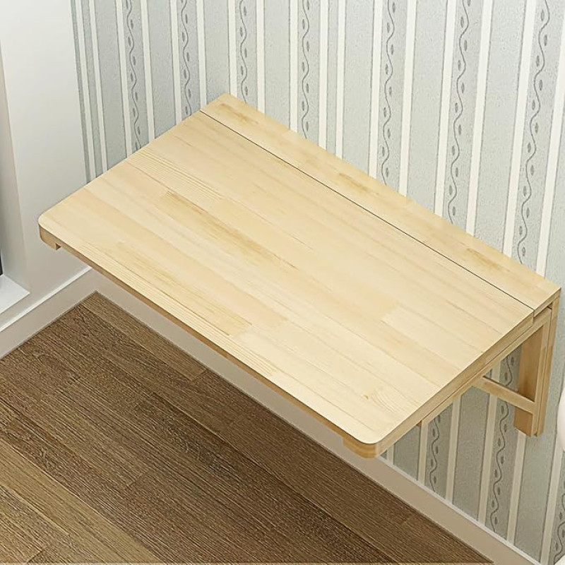 ZEQFEMKL An der Wand montierter Klapptisch zur Schreibtischmontage An der Wand montierter Klapptisch mit Klappblatt Klapptisch zur Wandmontage Wandmontierter Tisch Klappbarer schwebender Schreibtisch