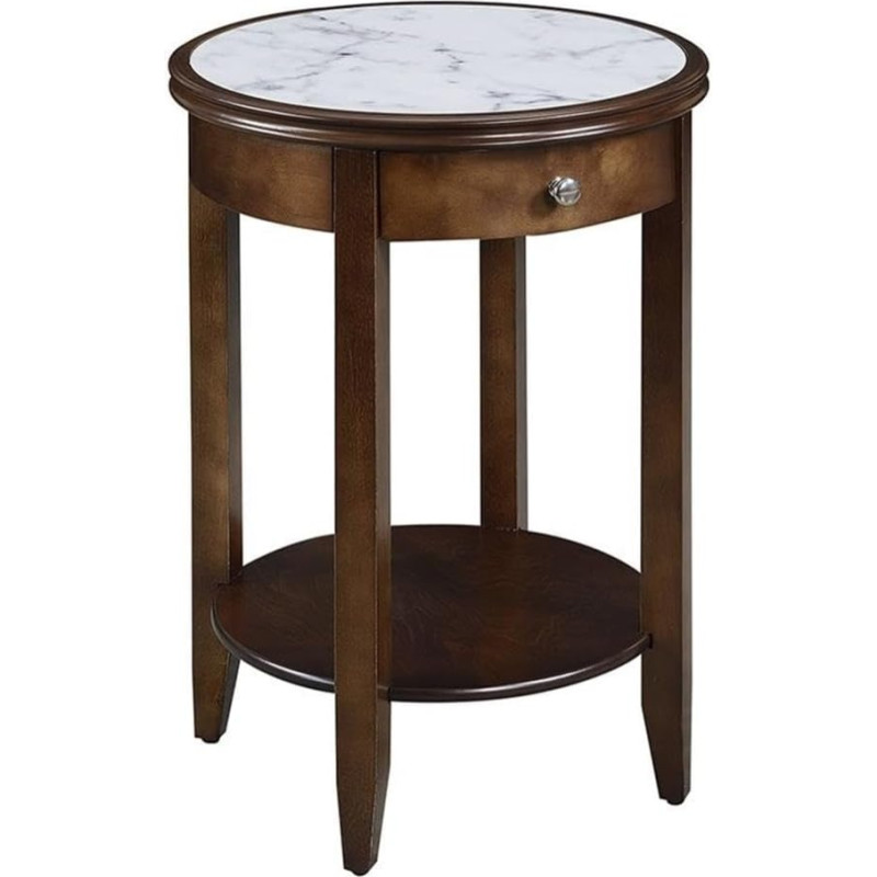 Convenience Concepts American Heritage Baldwin End Table, espresso