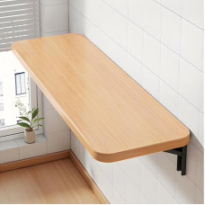 ZEQFEMKL seinale paigaldatud kokkupandav laud, seinale paigaldatud kokkupandav laud, ujuv laud rauakinnitusega, kokkupandav seinalaua arvutitöökoha jaoks Homeoffis