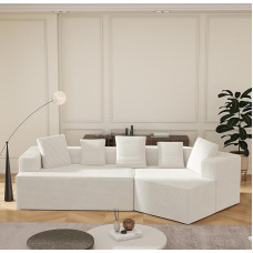 Generisch Täielikult kokkusurutud kondita diivan, 312 cm Tailor Comfort kangas pilvedega kombineeritud diivan, moodul diivan, täielikult kokkusurutud pakend ilma kokkupanekuta