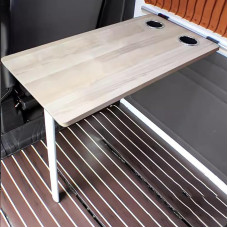 Klappbarer Campingtisch für Wohnmobil, tragbarer Campingtisch, Wandmontage, Klapptisch für Wohnmobil, ideal für Picknicks im Freien (Farbe: A)