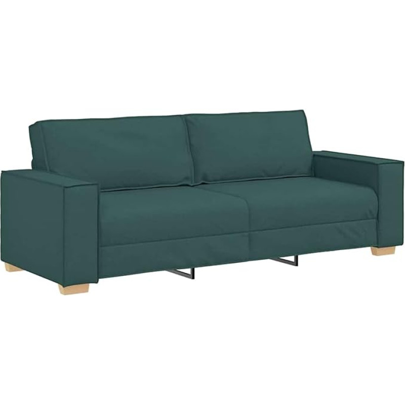 Dunkelgrünes Stoffsofa 180 cm - Modernes Design, für innen, ideal für Familien und Filmabende Model4104995
