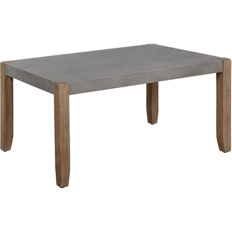 Alaterre mööbel Newport 36-tolline kohvilaud Faux betoonist ja puidust