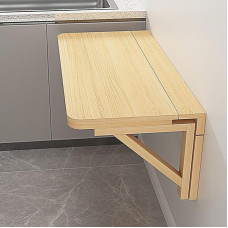 Generisch Klapptisch Platzsparender, wandmontierter Klapptisch, 60 x 40 cm ja 80 x 40 cm. Vielseitiger, kompakter Schreibtisch für Zuhause, Büro und Küche, perfekt für kleine Räume.