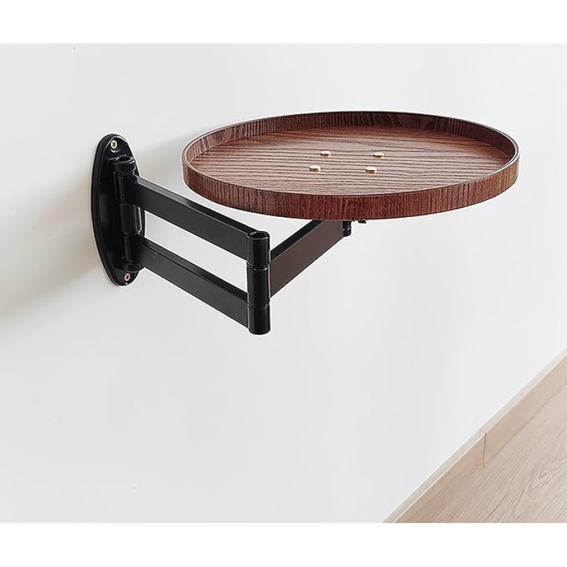 An der Wand montierter Klapptisch, Klapptisch, herunterklappbarer Wandschreibtisch für kleine Räume, schwebender Schreibtisch, Hängetisch, geeignet als Esstisch, Wohnzimmersofa, NA