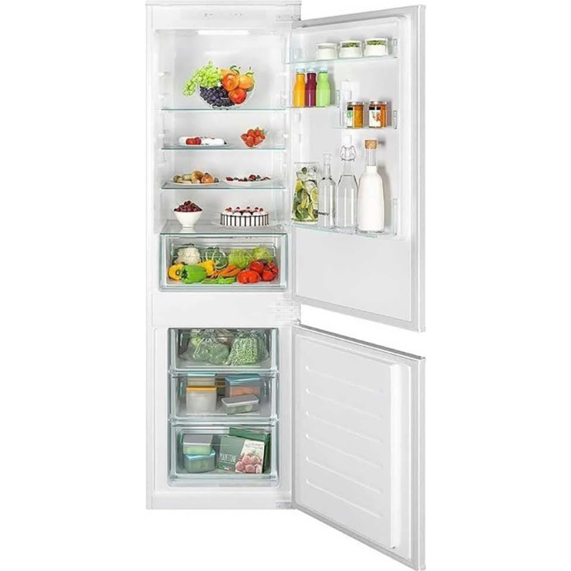 Candy CBT3518FW Built-in Fridge-Freezer Combination / Tow Door Technology / Two Door / Total No Frost / 248 Litres / Freezer Compartment Bottom