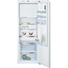 Bosch KIL72AFE0 Series 6 Built-in Fridge, 158 x 56 cm Recess 248 L, Flat Hinge, Made in Germany, VitaFresh Plus 2x Longer Freshness, LED Lighting Even Illumination