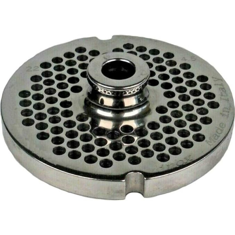 Tredoni Lihaveski 8,2 cm keskuse plaatide varuosad, professionaalne roostevabast terasest ketas/plaat (nr 22 - augud läbimõõduga 4,5 mm)