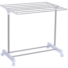 Faltbarer Bodenständer für den Innenbereich, kleines Erkerfenster, Babywindel mit Universalrollen, platzsparende Wäschelösung