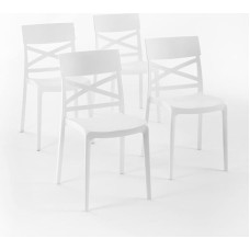 Martina Vaikne vaigutool klaaskiududega (4, valge)