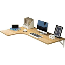 Eckklappcomputertisch, Wandklapptisch, L-förmiger Schreibtisch, Esstisch, Schreibtisch mit Doppelunterstützung, Beistelltisch,B-90×60×40cm Modisch