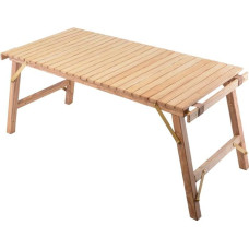 Massiivpuidust kokkupandav piknikulaud - Munarulli disain telkimiseks Matkagrillimiseks - Kaasaskantav kokkupandav tuhklaud välistegevuseks