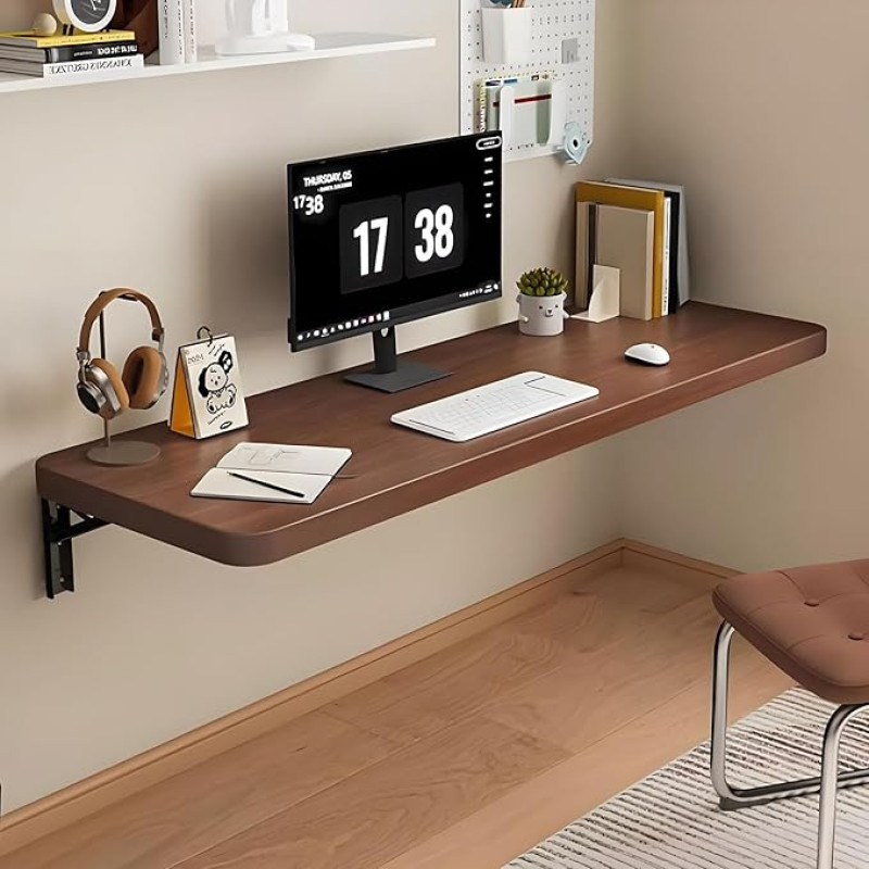 ZEQFEMKL seinale paigaldatav kokkupandav laud Kokkupandav seinalaud Kokkupandav seinalaud Seinale paigaldatav laud Ruumi kokkuhoidev kokkupandav ujuv laud Ujuv laud koos rauahoidjaga