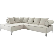 Viena L nurgadiivan - 300 x 200 x 97 cm - Diivan elutuppa - Moodne diivan - Elamusmaastik - Disaindiivan - Diivan ilma magamisfunktsioonita - Mugavus tänu lainetugile - L-kujuline - nurgadiivan