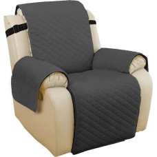 KXAOXGRC Diivanite käetugede kaitsekatted, 1 komplekt diivanikate, eemaldatav lastematt, tugitooli istuja, mööbli kaitse, kaitsekatted, pestavad käetugede katted (sügavhall, väike)