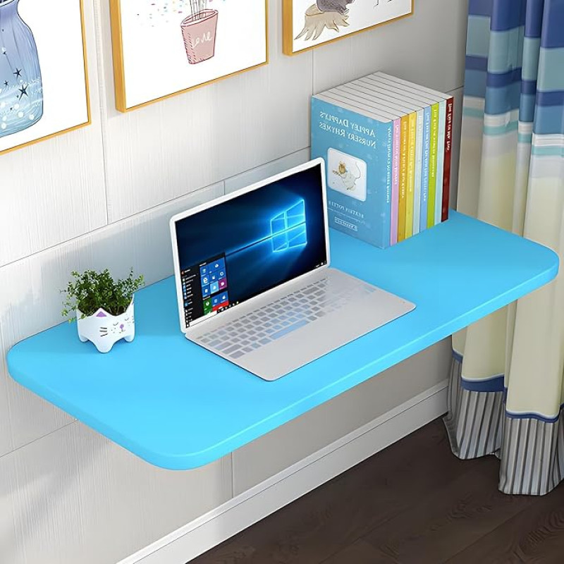 ZEQFEMKL Klappbarer Wandschreibtisch Wandschreibtisch Herunterklappbarer Wandtisch, Funktioneller Hängeschreibtisch Wandklapptisch Für Wohnung, Arbeitszimmer, Schlafzimmer 40x30cm (15,7