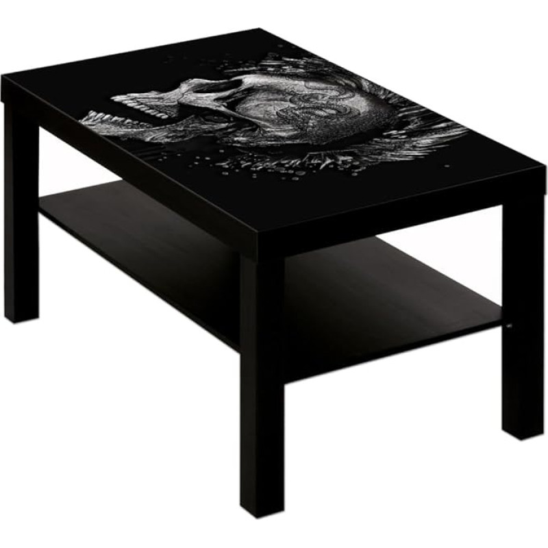 B-wie-Bilder.de Kohvilaud Skull Iro Punk Sepia White