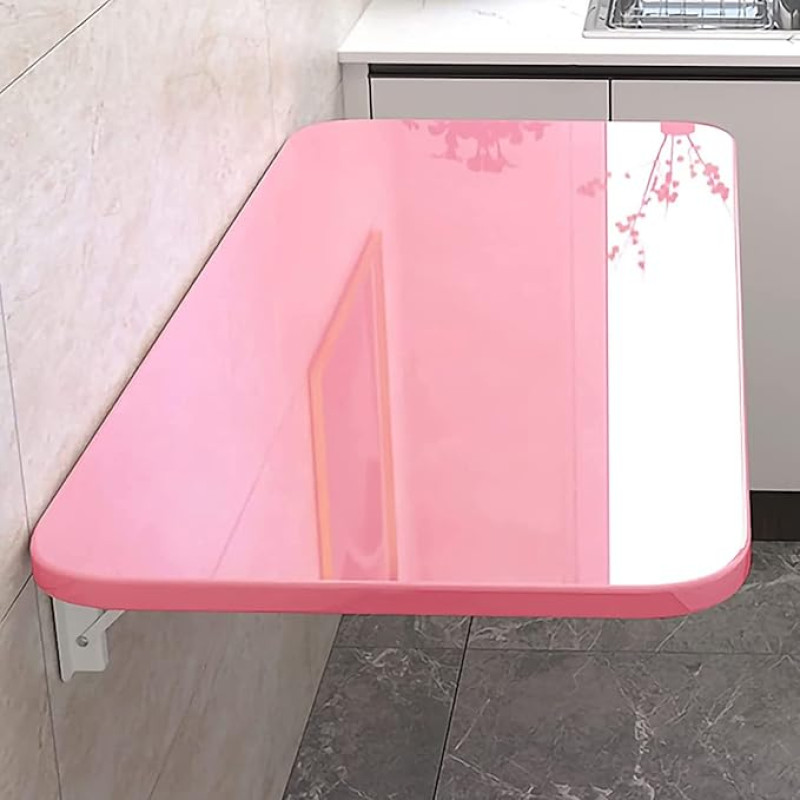 Wandklapptisch aus Holz für kleine Räume, schwimmender Arbeitstisch für Zuhause, Büro, Bar, Esszimmer, Waschküche, Klapptisch zum Aufhängen an der Wand, Küchentisch