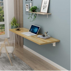 Kokkupandav laud ruumi säästev ujuv seinalaua kompaktne kokkupandav laud kodukontorisse, õpperuumi, magamistuppa ja kööki Ideaalne väikestesse ruumidesse, arvutitööks ja söögitegemiseks.