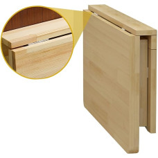 Generisch kokkupandav laud, ruumi säästev, seinale paigaldatav kokkupandav laud, kompaktne kokkupandav tööpink ja rippuv laud väikestesse ruumidesse, kööki, kodukontorisse (90 × 40 cm)