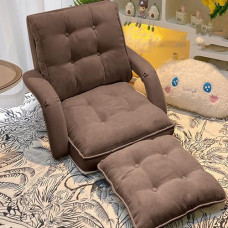 Reguleeritav diivanvoodi koos tasku vahtpolüstri täitmisega Ümberkorraldatav diivanvoodi Diivan Recliner Multifunktsionaalne käetugi Vaba aja veetmise laisk diivan tool kohvi koos matiga