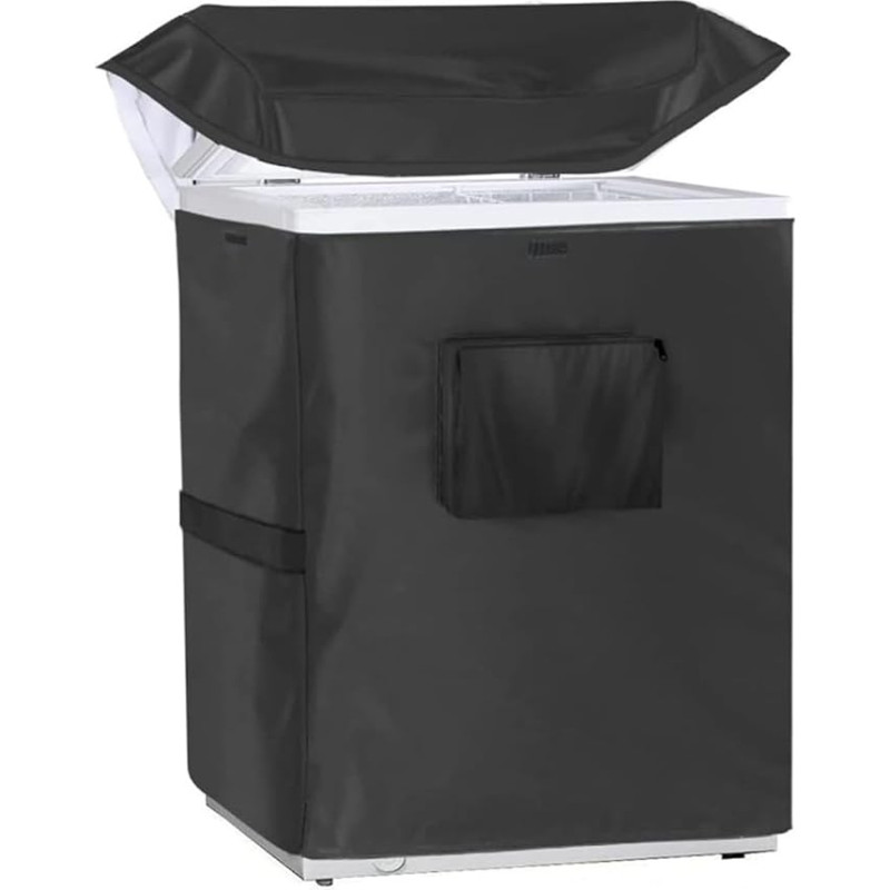 Fridge Dust Cover Fridge Cover Waterproof Dustproof Cover Upright Freezers Suitable for Cold Rooms (89 x 58 x 86 cm)