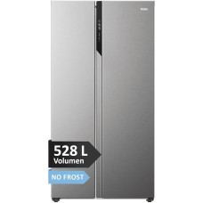 Haier Side-by-Side Cool Freezer Combination, Freestanding, Fridge Side by Side 177.5 x 90.8 x 65.9 cm, Side by Side Fridge, No Frost 528 L, Touch Display, LED, SBS 90 Series 5 HSR5918DNMP